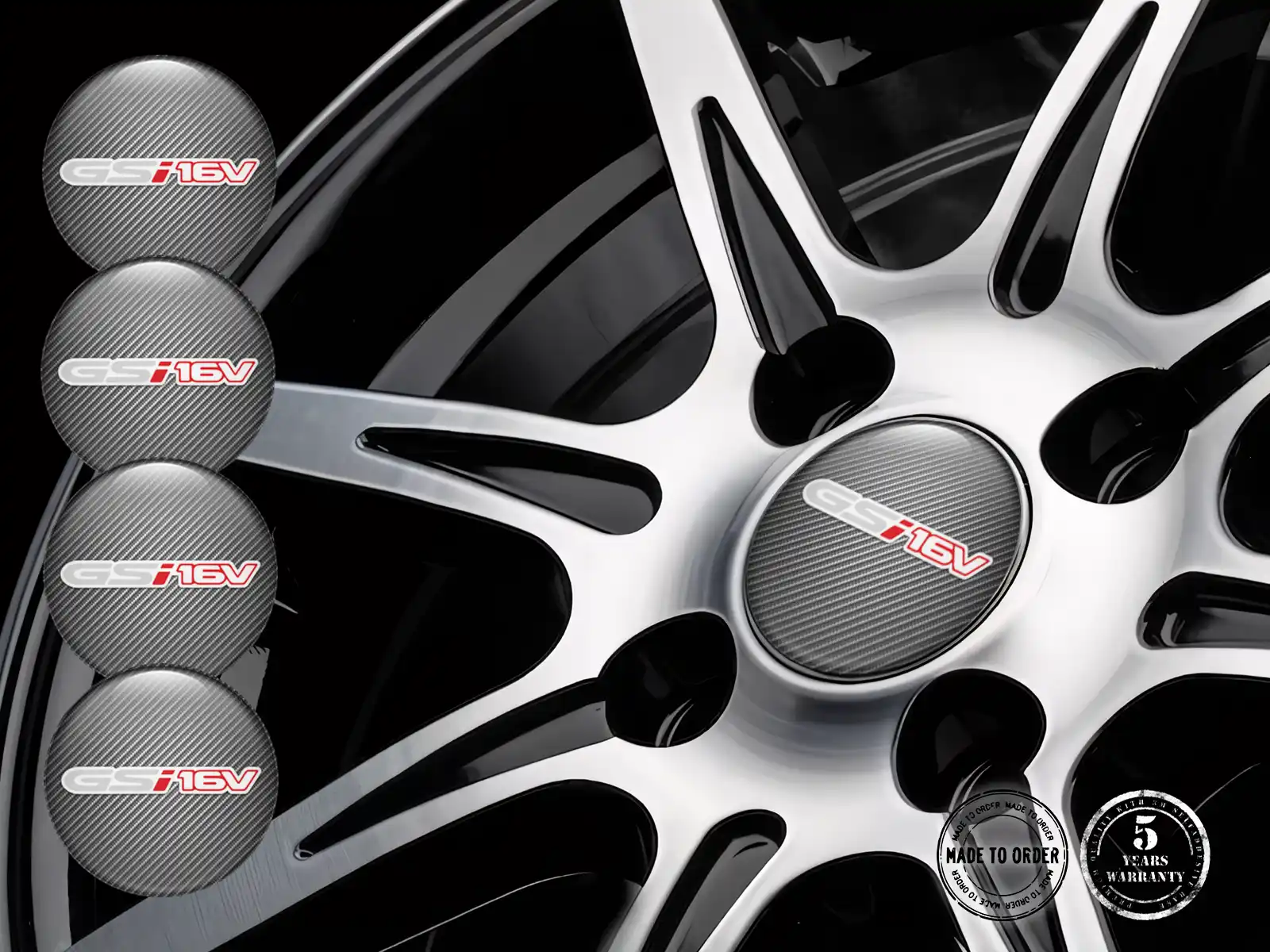 Opel Rim Stickers Car Style Domed Badges for Hub Caps